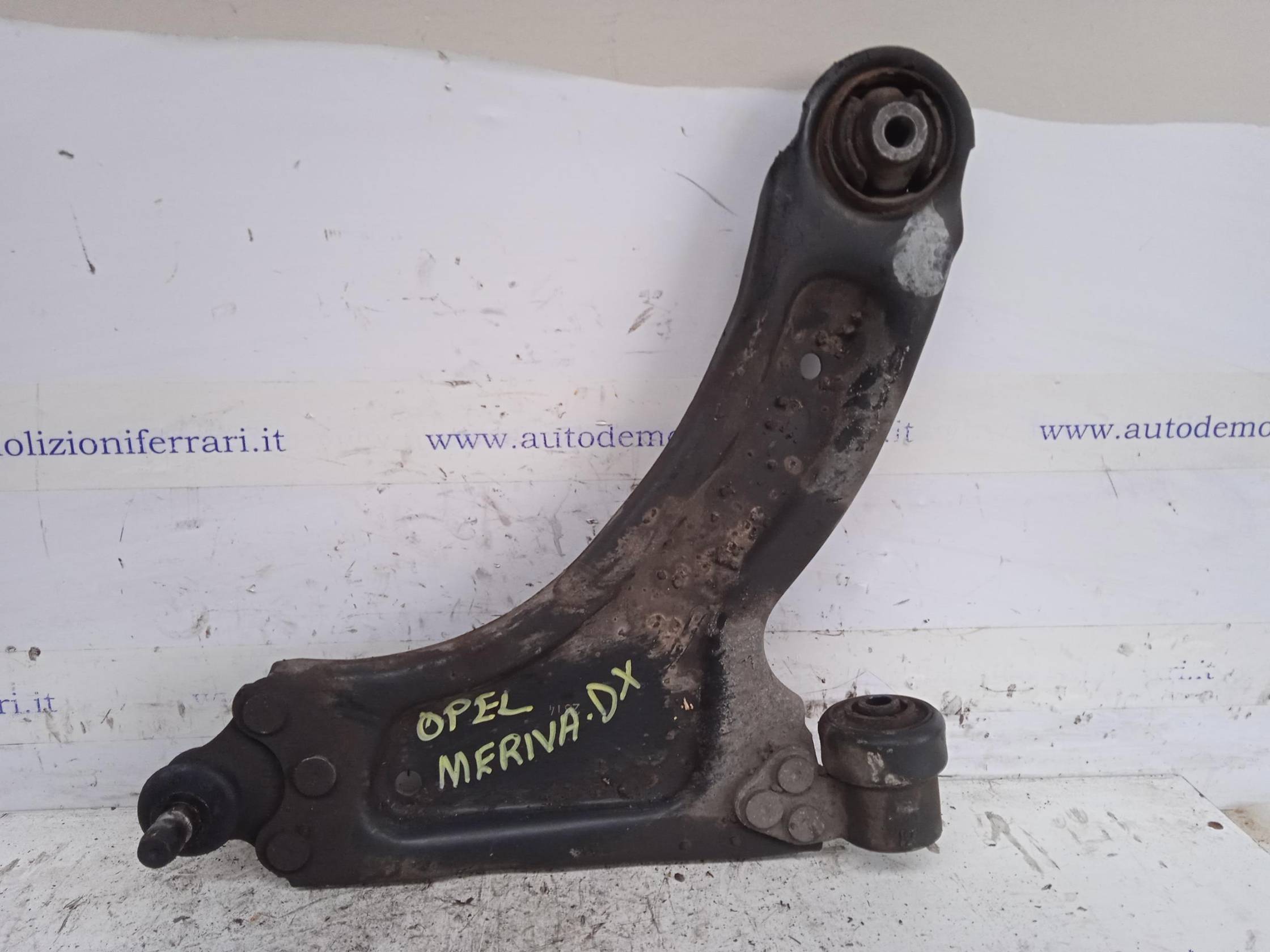 Braccio oscillante sosp. ant. dx.